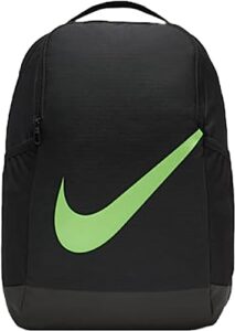 nike backpack brasila black green swoosh