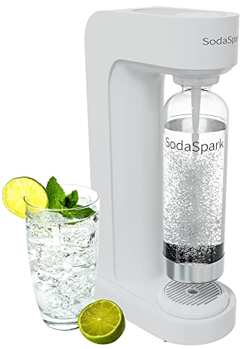 Soda Maker with BPA Free Bottle - CO2 Powered One Touch Fizz Control - Fresh Sparkling Water Maker - Homemade Sparkle Seltzer Soda Streaming Machine, Carbonated Water Machine [C02 NOT INCLUDED]