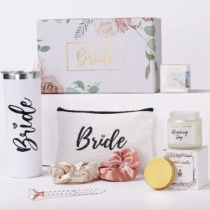 DHQH Bride To Be Gifts Box,Bridal Shower Engagement Gifts for Her,20 oz Stainless Steel Tumblers Cup Bachelorette Gifts Wedding Gifts for Bride,Bachelor Party Gifts.