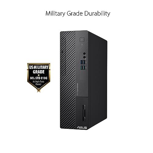 ASUS ExpertCenter D500SD Small Form Factor Desktop PC, Intel Core i5-12400, 16GB DDR4 RAM, 512GB PCIe SSD, TPM, Windows 11 Pro, Black, D500SD-XB504