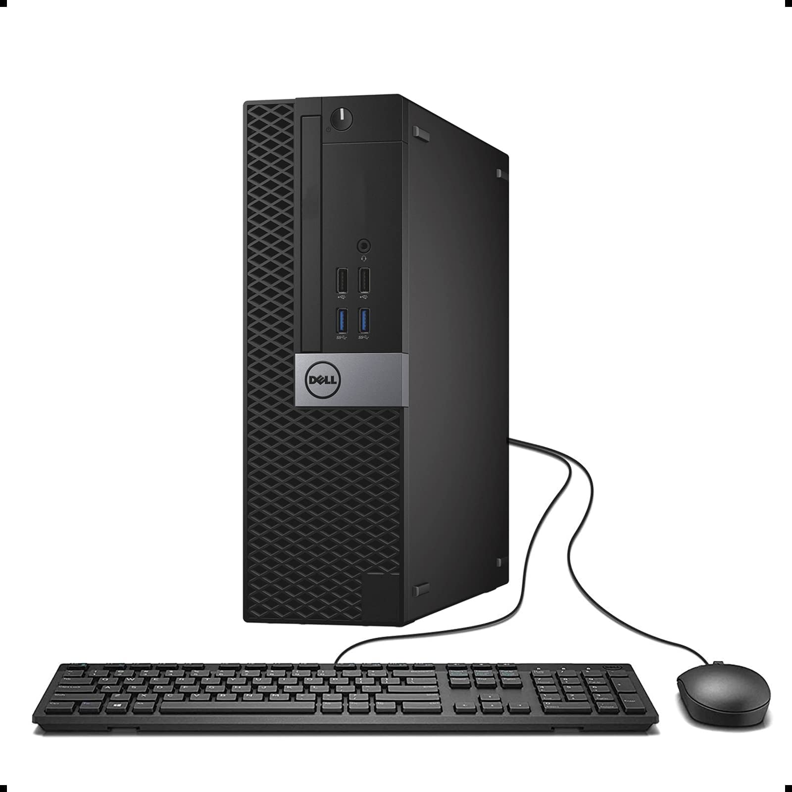 Dell Optiplex 7040 Mini Tower Desktop Computer, Intel Quad Core i5 6500 3.2Ghz, 32GB DDR4, 1TB SSD Hard Drive, WiFi, Bluetooth, HDMI, Keyboard & Mouse, Windows 10 Pro (Renewed)