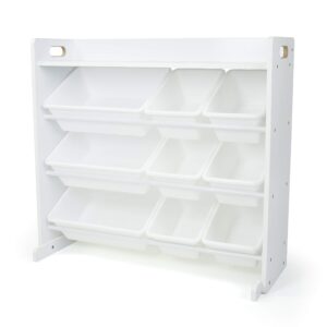 Humble Crew Toy Storage Organizers with Shelves and Storage Bins (White)