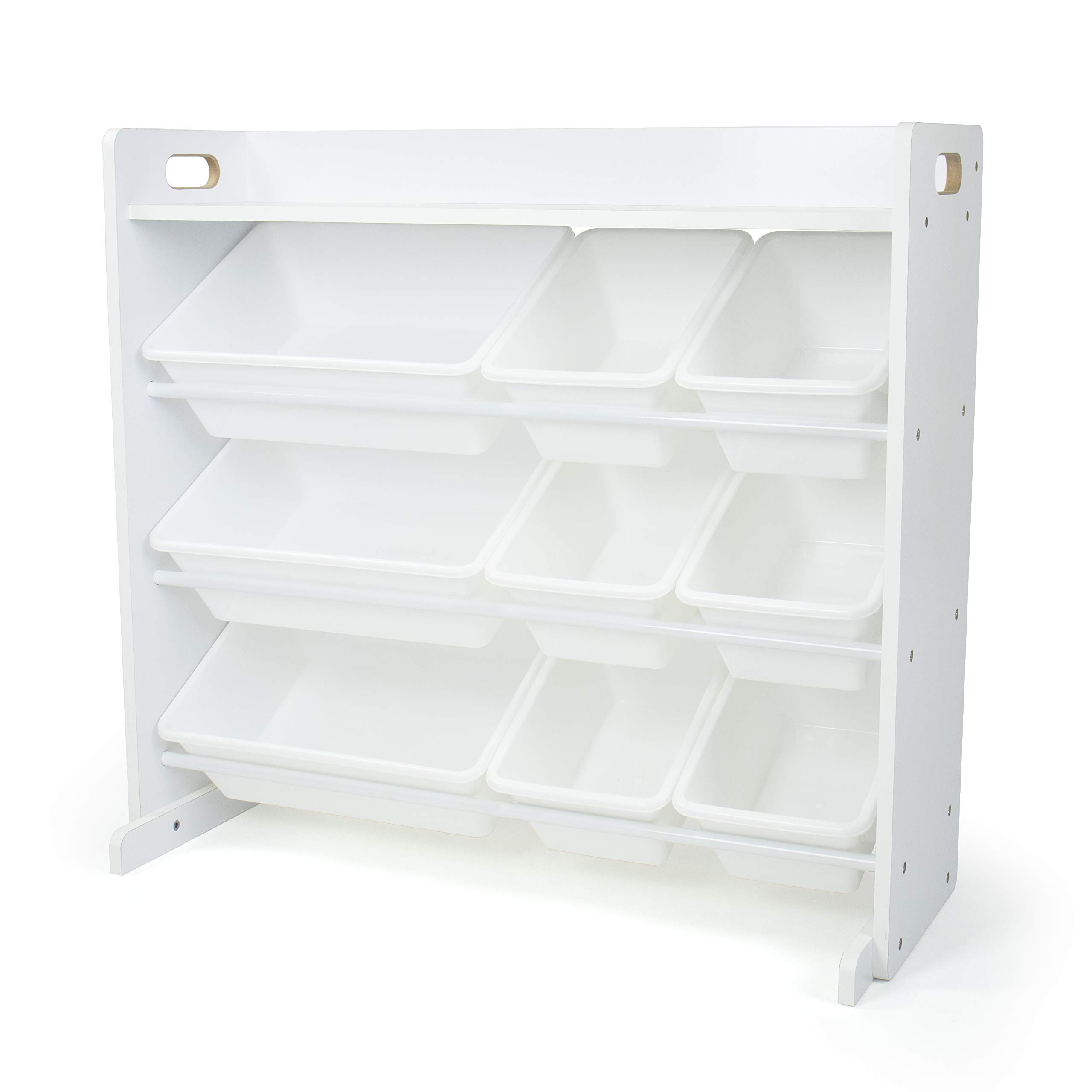 Humble Crew Toy Storage Organizers with Shelves and Storage Bins (White)