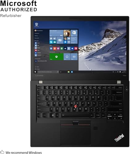 Lenovo ThinkPad T460s Business Laptop, 14" FHD Laptop, Intel Core i5-6300U 2.3GHz, 8GB RAM, 256GB SSD, Webcam, Windows 10 Pro 64 Bit (Renewed)