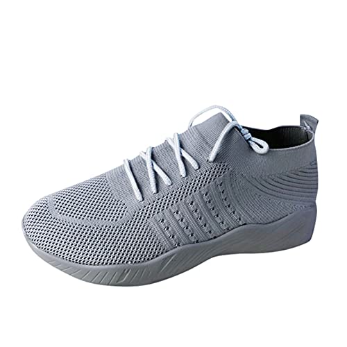 Womens Walking Shoes,Slip On Sneakers Women Casual Sports Shoes Mesh Breathable Running Shoes Lightweight Non Slip Shoes Lace-up Fashion Walking Sneakers for Women Work Workout Gym Travel (8, A3)