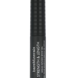 bareMinerals Strength & Length Serum-Infused Brow Gel, Brow Gel Infused with Plant-Based Strengthening Serum, Tints, Shapes + Defines Eyebrows, Vegan