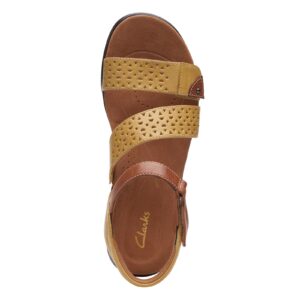 Clarks Womens, Kitly Way Yellow Wom Sand