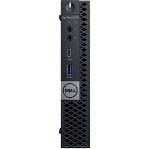 Dell OptiPlex 5070-Micro, Core i7-9700T 2.0GHz, 16GB RAM, 1TB Solid State Drive, Internal WiFi, Windows 11 Pro 64Bit, (Renewed)