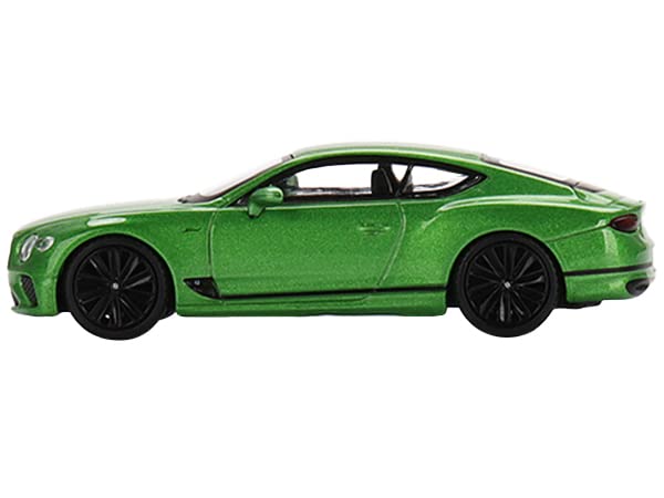 2022 Bentley Continental GT Speed Apple Green Met. Limited Edition to 1200 Pieces Worldwide 1/64 Diecast Model Car by True Scale Miniatures MGT00473