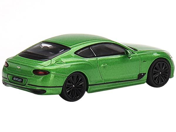 2022 Bentley Continental GT Speed Apple Green Met. Limited Edition to 1200 Pieces Worldwide 1/64 Diecast Model Car by True Scale Miniatures MGT00473