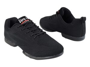 men's women's dance sneaker practice sheos - very fine dance shoes - vfsn020 black split-sole (us_footwear_size_system, adult, women, numeric, medium, numeric_12)