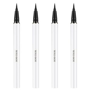 vangay waterproof eyeliner pencil with smooth glide - long-lasting and smudge-proof formula for precise application - perfect for eye makeup looks(4 count, dark brown)