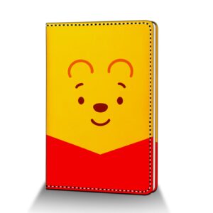 fywzxed pooh bear leather notebook pooh and piglet for women men cartoon animation lover gifts friendship birthday graduation gifts for son daughter 200 pages,for school (pooh bear)