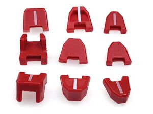 (set of 9) nose cushion no mar tip replacement milwaukee 42-38-0017 (2746-00) nailer,no-mar pad kit for m18 battery nailers/staplers