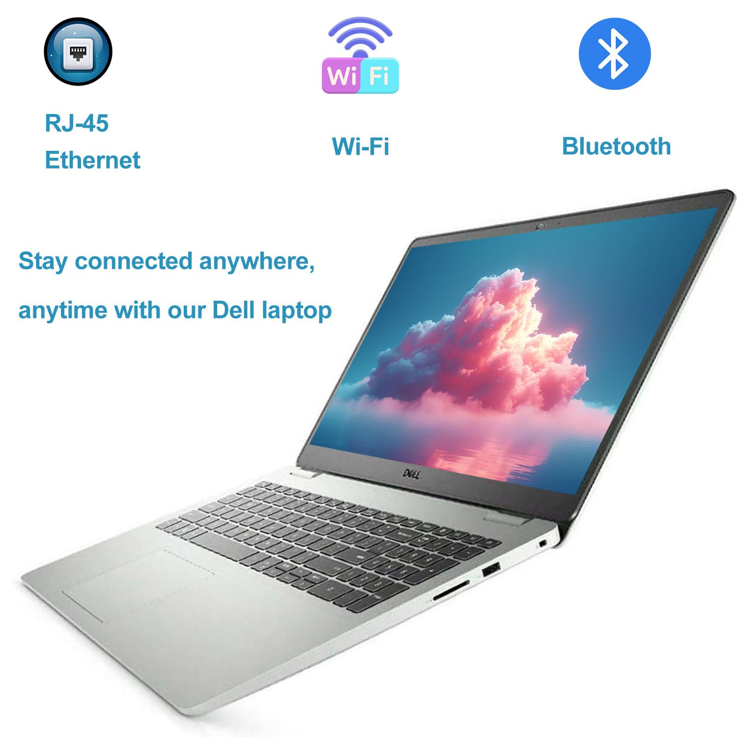 Dell Inspiron 3000 Laptop, 15.6" FHD Display, AMD Ryzen 3 3250U Processor, AMD Radeon Vega 3 Graphics, Fingerprint Reader, Webcam, HDMI, Bluetooth, WiFi, Windows 11 (16GB RAM | 1TB SSD)