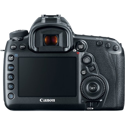 Canon EOS 5D Mark IV DSLR Camera (International Model) (1483C002) W/Bag, Extra Battery, LED Light, Mic, Filters and More (Renewed)