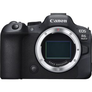 Canon EOS R6 Mark II Mirrorless Camera (5666C002) + 2 x 64GB Memory Card + Case + Corel Photo Software + 3 x LPE6 Battery + Charger + Card Reader + LED Light + More (INTL. Model) (Renewed)