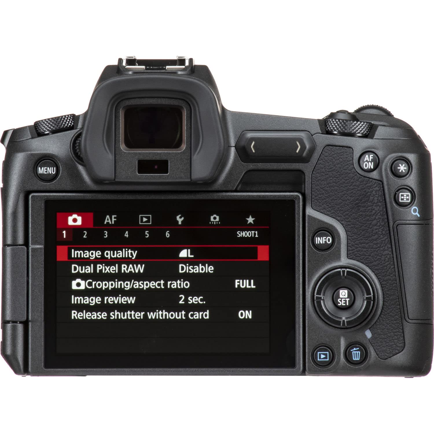 Canon EOS R Mirrorless Digital Camera 3075C002 with Extra Battery, Canon EF Mount Adapter, Bag, 32GB Memory Card and More - Starter Bundle (Renewed)