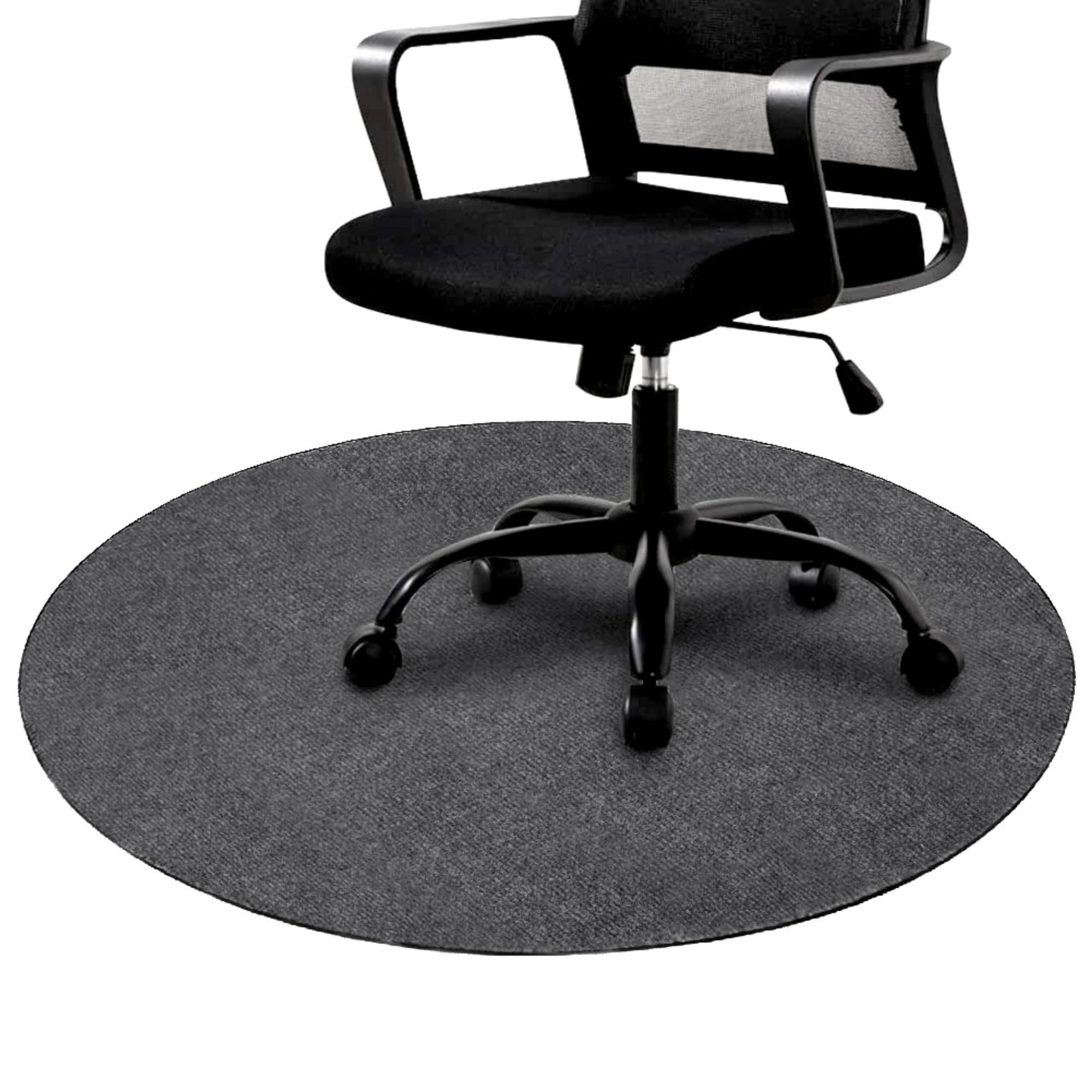 Protect Your Floors with Our Office Chair Mat - Desk Floor Mat for Carpet and Hardwood - Heavy Duty Chair Mats for Rolling Chairs and Computer Use (Grey)