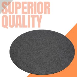 Protect Your Floors with Our Office Chair Mat - Desk Floor Mat for Carpet and Hardwood - Heavy Duty Chair Mats for Rolling Chairs and Computer Use (Grey)