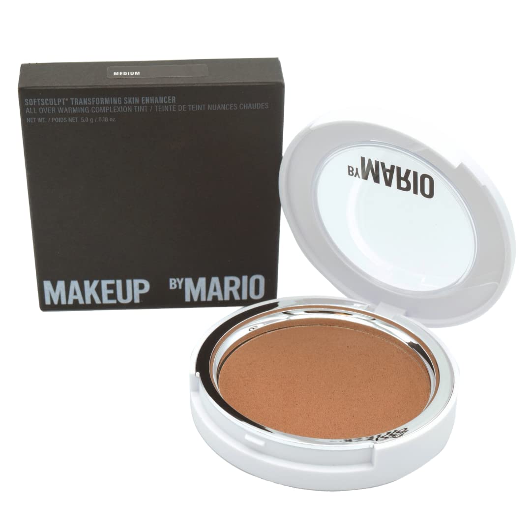 Makeup by Mario SoftSculpt Transforming Skin Enhancer Tinted Balm - Medium - Warm Light Medium to Medium Skin Tones, 0.18 Ounce (Pack of 1)