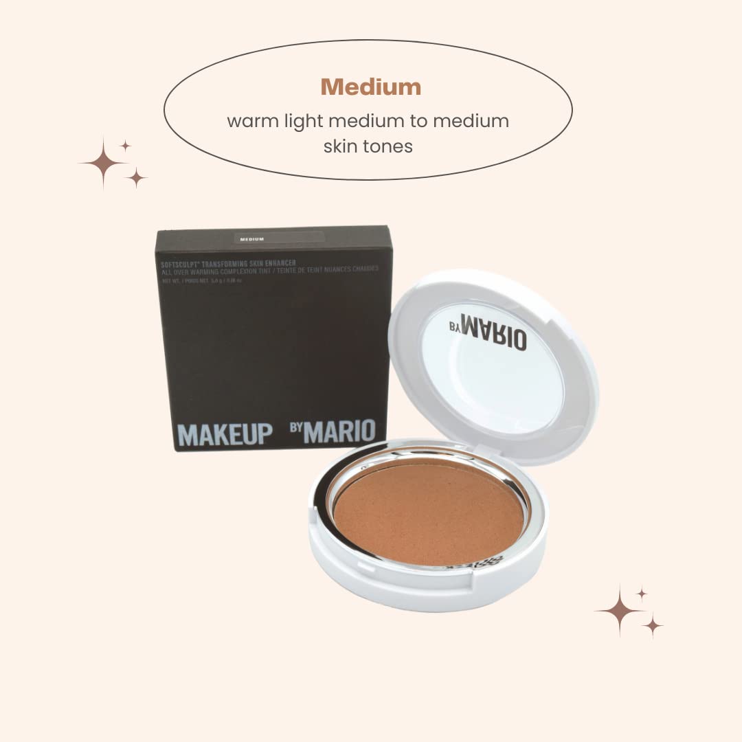 Makeup by Mario SoftSculpt Transforming Skin Enhancer Tinted Balm - Medium - Warm Light Medium to Medium Skin Tones, 0.18 Ounce (Pack of 1)