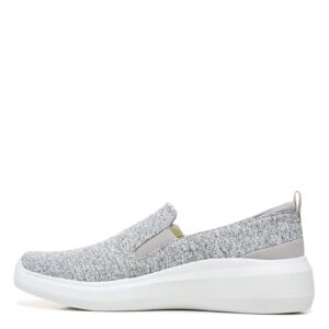 ryka womens ally slip on casual and fashion sneakers gray 8.5 medium (b,m)