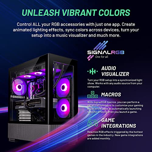 Skytech Gaming Azure Gaming PC Desktop – Intel Core i9 13900K 3.0 GHz, NVIDIA RTX 4090, 2TB NVME Gen4 SSD, 64GB DDR5 RAM RGB, 1000W Gold PCIE 5.0 PSU, 360mm AIO, 11AC Wi-Fi, Windows 11 Home 64-bit