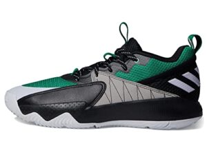 adidas dame certified court green/black/white men's 9, women's 10 medium