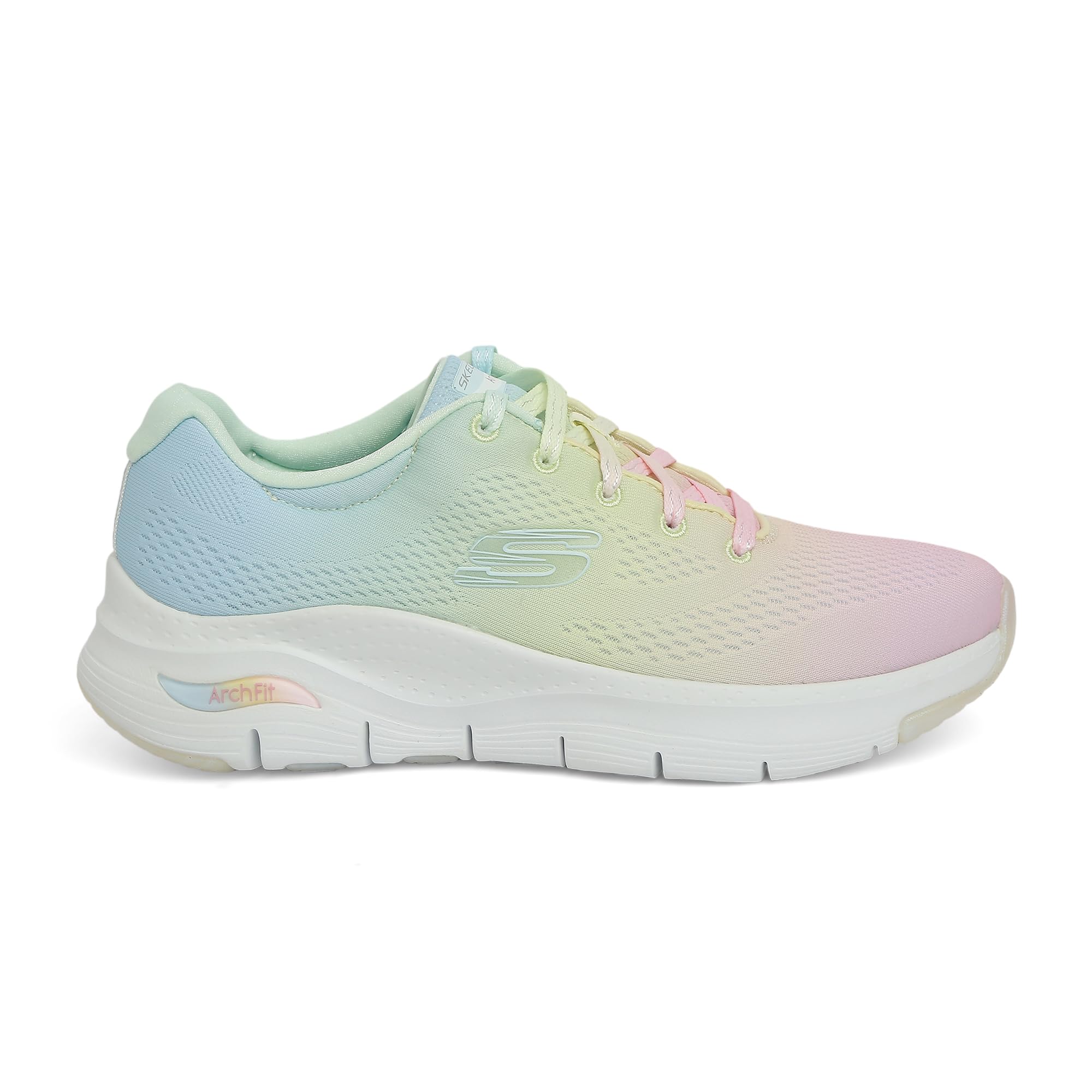 Skechers-Womens-Arch FIT-Dreamy Day -Sneakers, Multicolor, 5 UK (8 US)