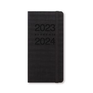 Letts Memo Slim academic 2023.2024 week to view diary - black