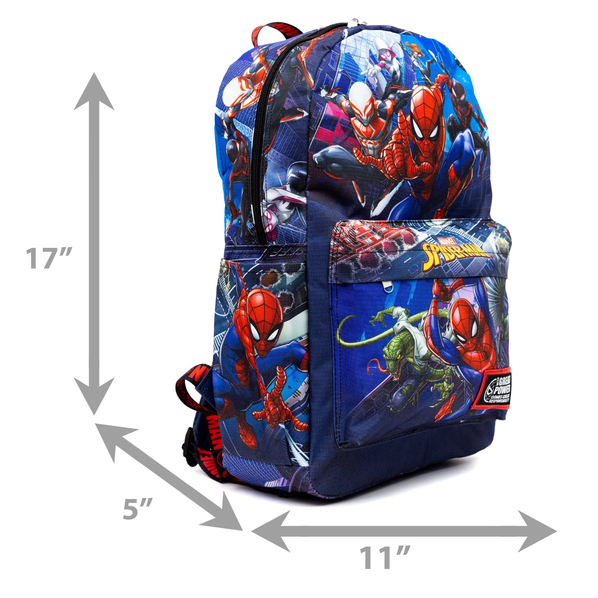 Wondapop Disney Marvel Spider-Man 17" Full Size Nylon Backpack