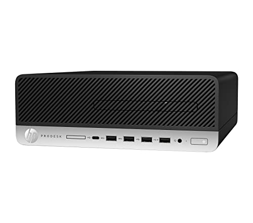 HP ProDesk 600 G5-SFF, Core i5-9500 3.0GHz, 16GB RAM, 512GB Solid State Drive, Windows 11 Pro 64Bit, Internal WiFi, (Renewed)