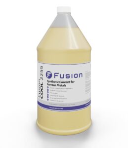 mist coolant for metal cutting applications | fusion cool 2255 | premium synthetic metalworking fluid (1 gallon)