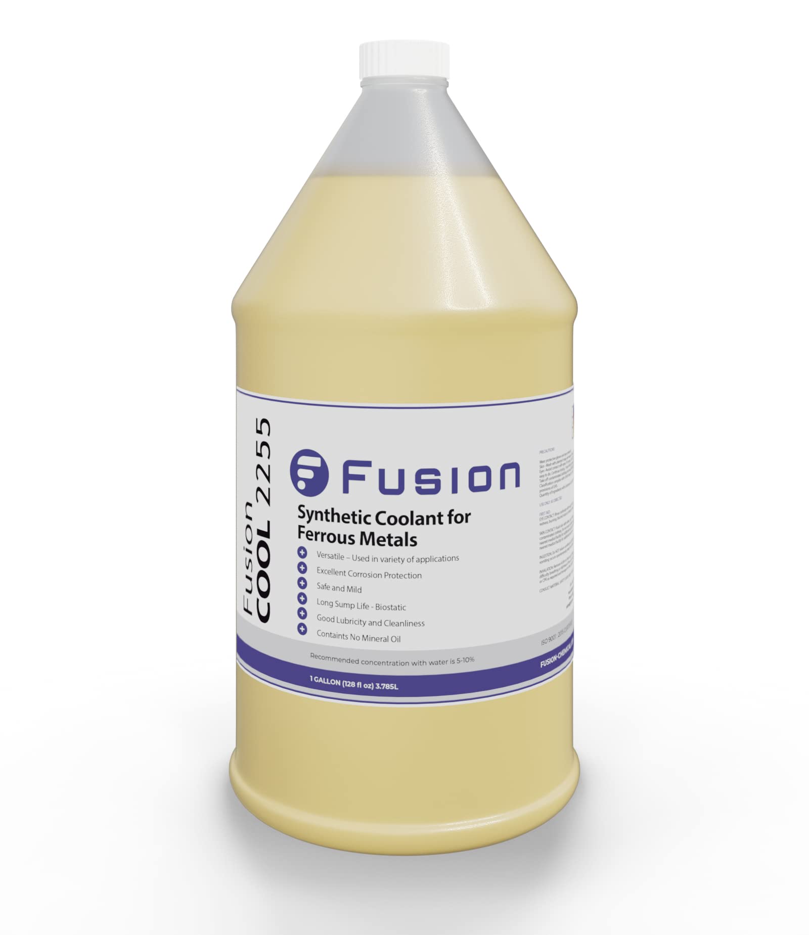 Mist Coolant for Metal Cutting Applications | Fusion Cool 2255 | Premium Synthetic Metalworking Fluid (1 Gallon)