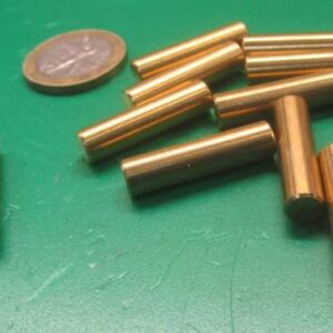 360 Brass Dowel Pin 1/4" Diameter x 1.00" Length 10 Pcs