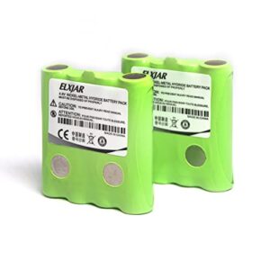 rowshep (2-pack) 4.8v 700mah ni-mh battery replacement for cisco ga-cm, fa-nicd, cobra fa-bp fa-ck ga-cm ga-cr ga-ct ixnn4002a