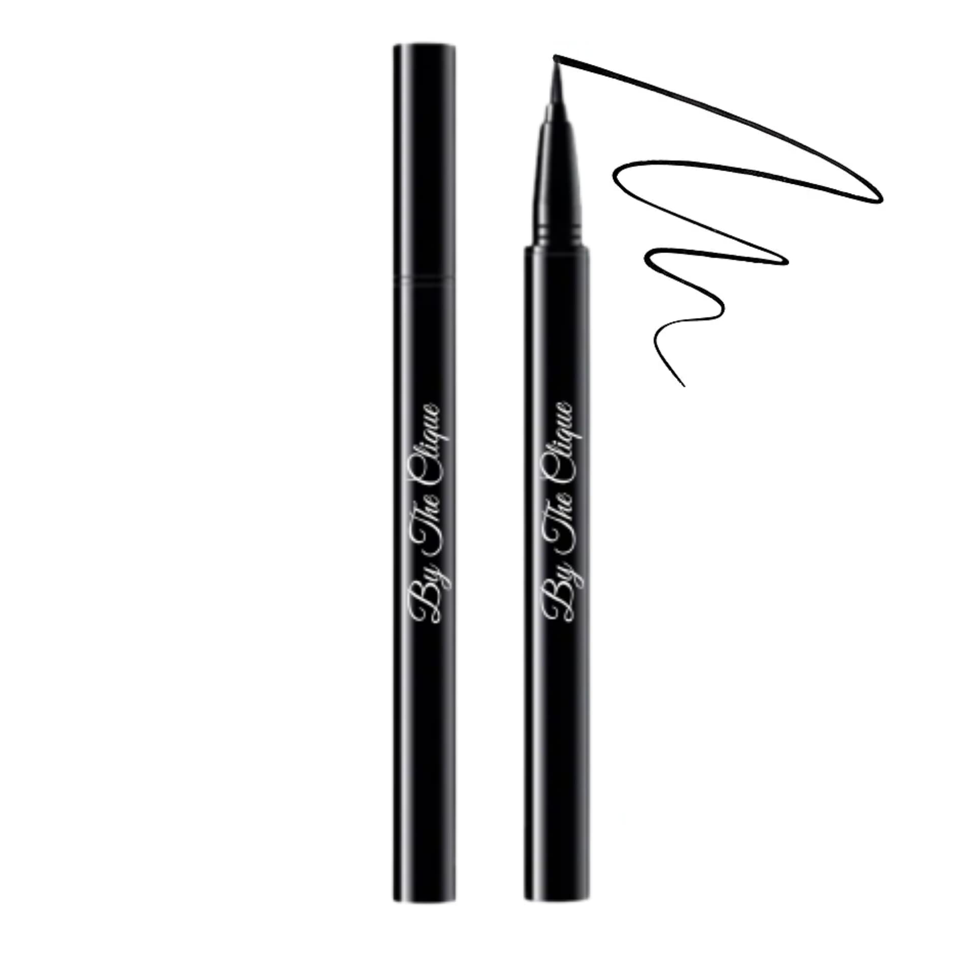 By The Clique Premium Waterproof Black Liquid Eyeliner | Smudge Proof - All Day Stay | Vegan, Gluten Free and Cruelty Free