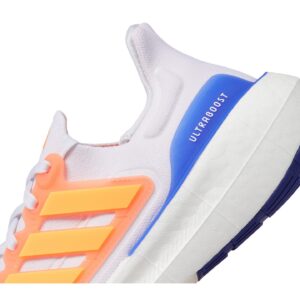 adidas Men's Ultraboost Light White/Solar Gold/Lucid Blue 9 D (M)