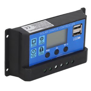 solar controller, solar battery regulator 50v maximum pv voltage lcd display pwm control for home