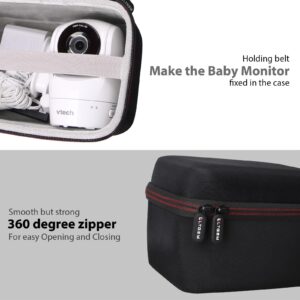 L LTGEM Baby Monitor Travel Case for VTech/Infant Optics DXR-8 PRO Baby Monitor - Hard Protective Carrying Storage Bag