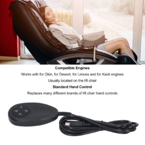 Lift Chair Remote 4 Buttons 5 Pin Up Down Power Recliner Replacement Hand Control Handset for Power Recliner