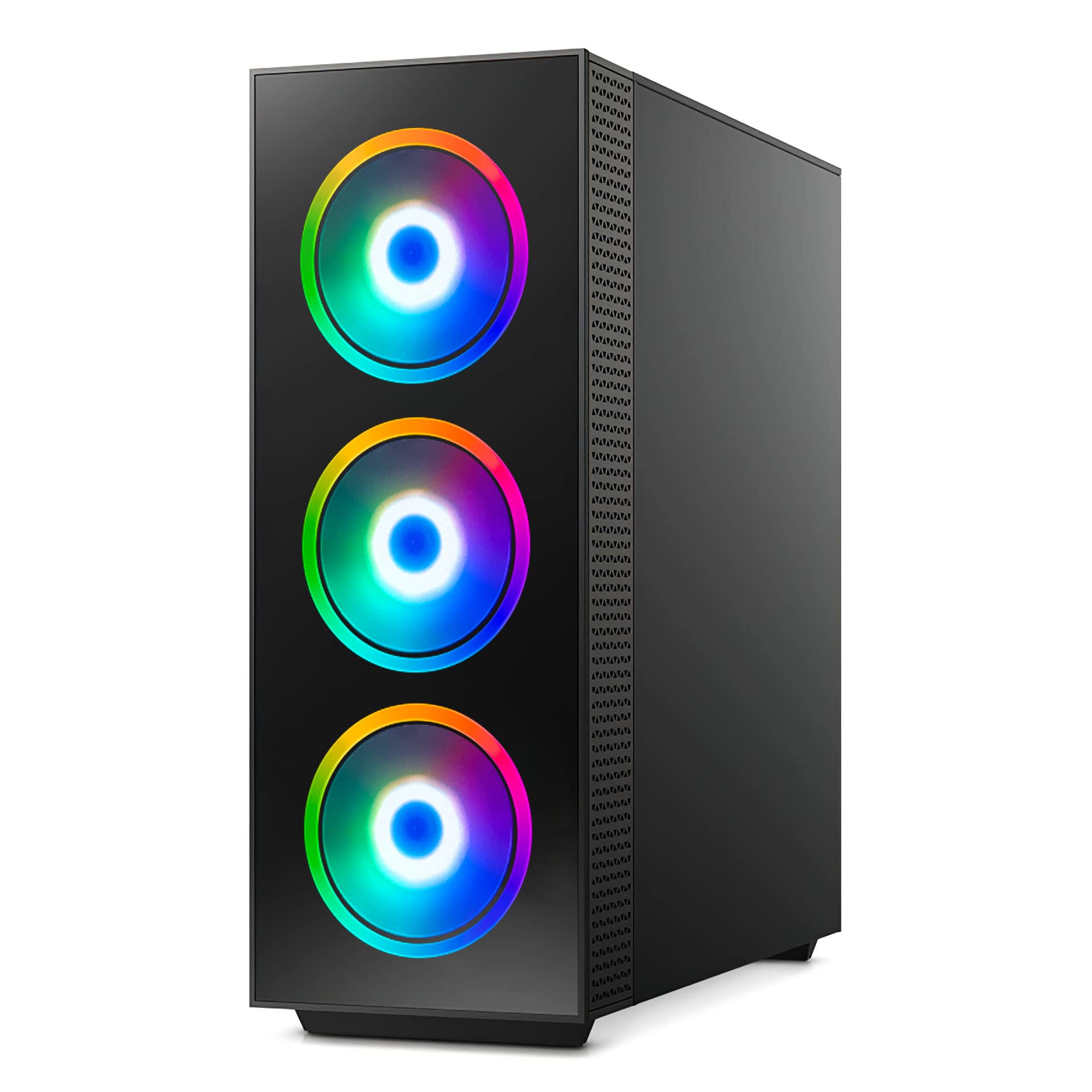 TJJ Neptune Gaming PC Desktop Computer - Intel Core i3-10105F 3.7GHz, AMD RX 5500XT 8GB (Beat GTX 1650), 16GB DDR4, 512GB NVME SSD, WiFi 6E, VR Ready, RGB Fans, RGB Keyboard & Mouse, Win 11 Pro