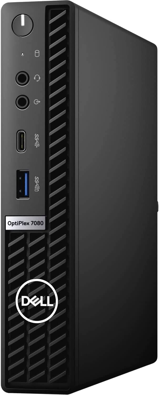Dell OptiPlex 7080 XE Micro Form Factor Mini PC Business Desktop Computer [Windows 11 Pro], Intel 6-Core i5-10500T, 64GB DDR4 RAM, 1TB PCIe SSD, Wi-Fi 6, Bluetooth 5.1, Ethernet, Display Port, RJ45