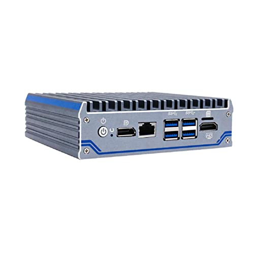 HUNSN Micro Firewall Appliance, Mini PC, OPNsense, Untangle, Sophos XG, VPN, Router PC, Intel J4125, RX11, AES-NI, DP, HDMI, COM, SIM Slot, 4 x Intel I211, 8G RAM, 256G SSD