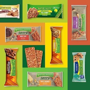Nature Valley Savory Nut Crunch Bars, Everything Bagel, 0.89 oz, 5 bars