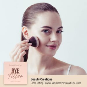 DEALPLUSDEAL Beauty Creations Loose Setting Powder Minimizes Pores and Fine Lines Matte Finish Natural Face Makeup Translucent Dream