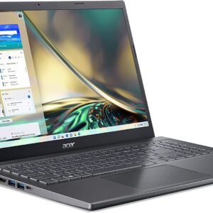 acer 2024 Aspire 5 15.6" FHD IPS Laptop PC 10-Core 12th Intel Core i5-1235U Iris Xe Graphics 16GB DDR4 256GB NVMe SSD WiFi AX RJ-45 BT HDMI Webcam Thunderbolt 4 Backlit KB Windows 11 Pro w/RE USB