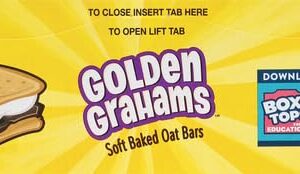 Golden Grahams S'mores Soft Baked Oat Bars, Chewy Snack Bars, 6 ct