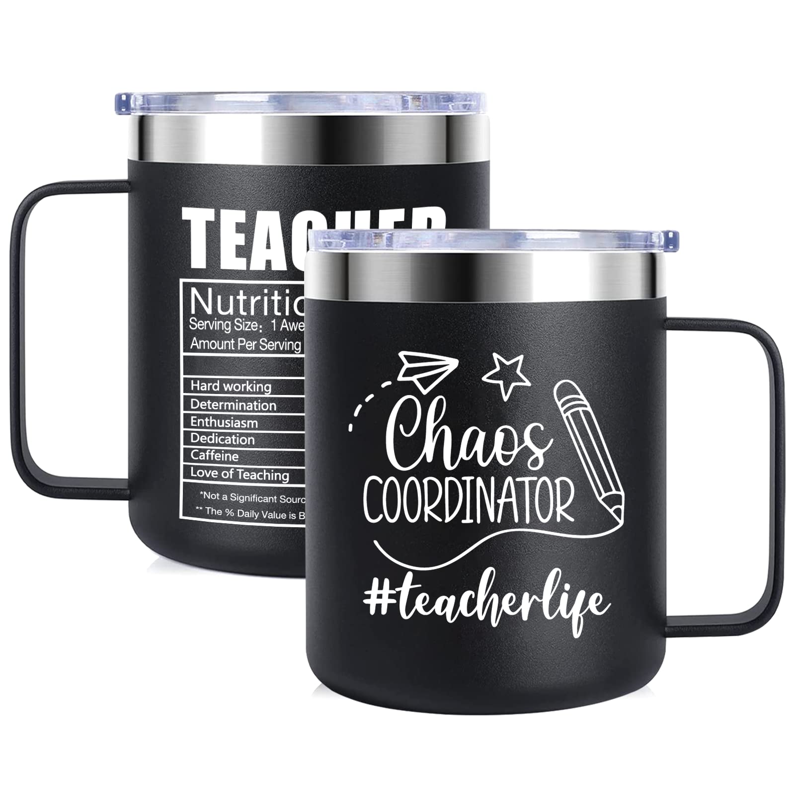 ZAHUOMUG Chaos Coordinator Gifts Mug,Teacher Appreciation Gifts,Best Teacher Gifts,New Teacher Gifts, Teacher Thank You Gifts,Back To School Teacher Birthday Gifts,Funny Teacher Gifts Mug 12oz